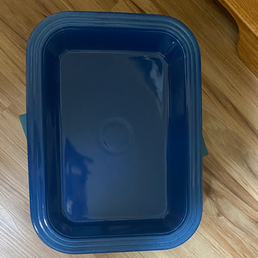 Fiestaware Blue Rectangular baker